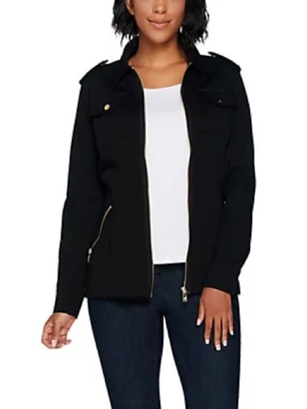 Belle by Kim Gravel Military Jacket